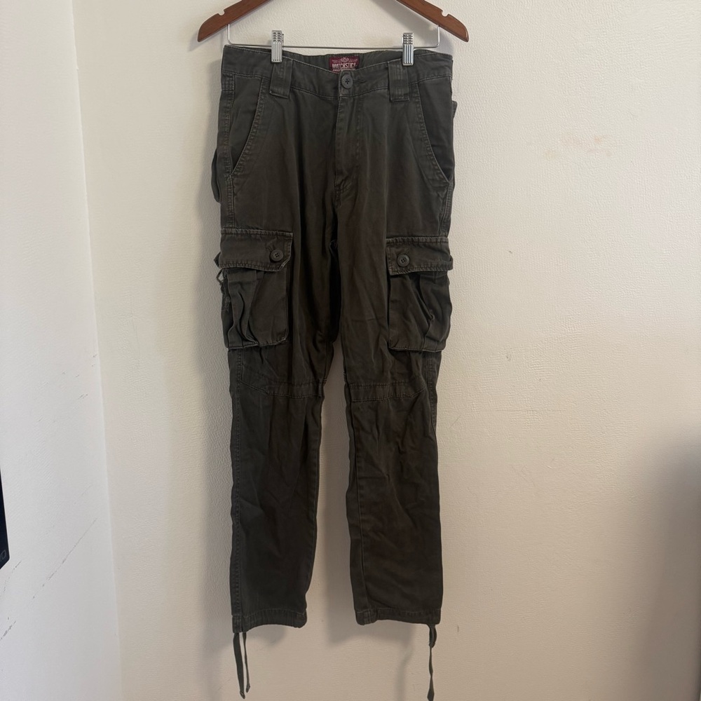 Matchstick green cargo pants men size 29